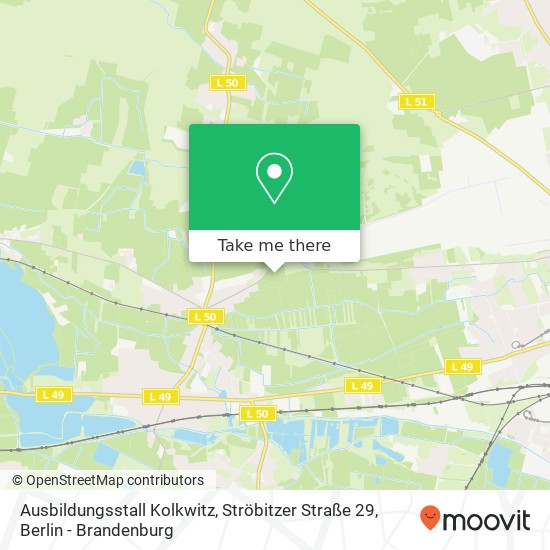 Ausbildungsstall Kolkwitz, Ströbitzer Straße 29 map