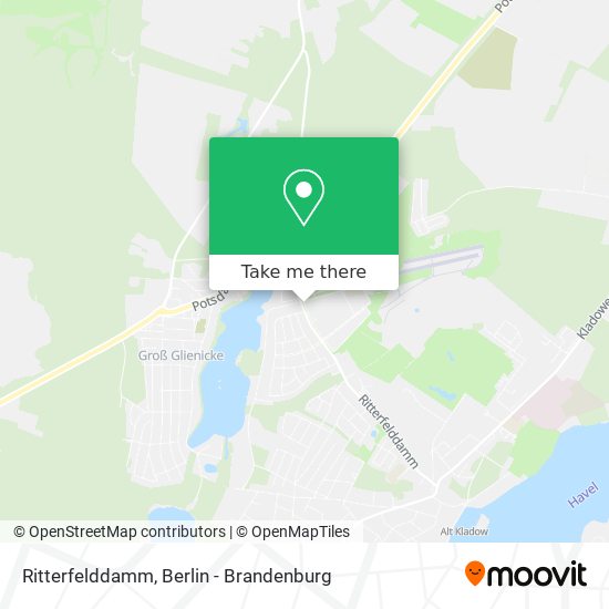 Ritterfelddamm map