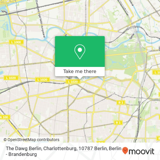 The Dawg Berlin, Charlottenburg, 10787 Berlin map