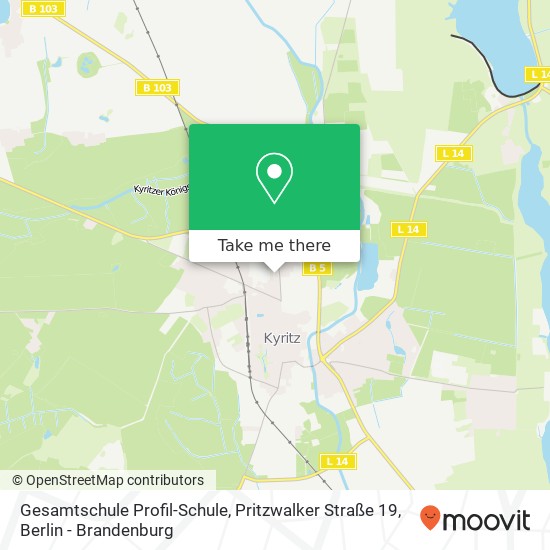 Gesamtschule Profil-Schule, Pritzwalker Straße 19 map