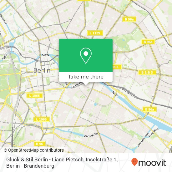 Glück & Stil Berlin - Liane Pietsch, Inselstraße 1 map