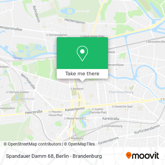 Карта Spandauer Damm 68