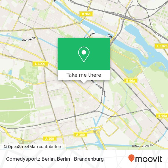 Comedysportz Berlin map
