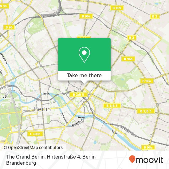 Карта The Grand Berlin, Hirtenstraße 4