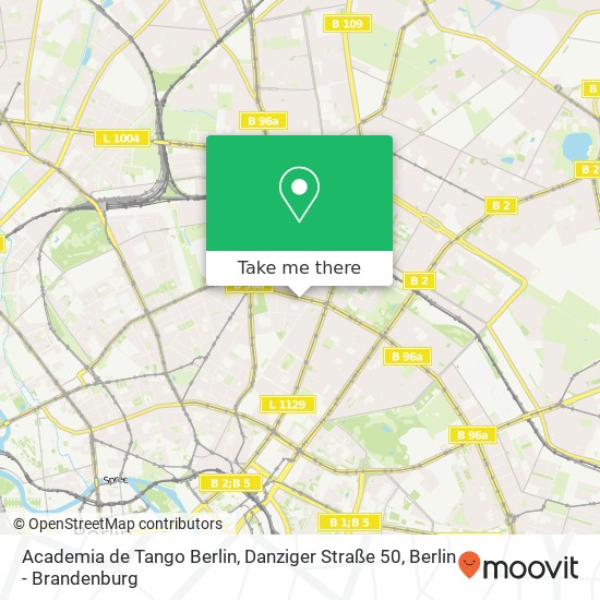 Academia de Tango Berlin, Danziger Straße 50 map