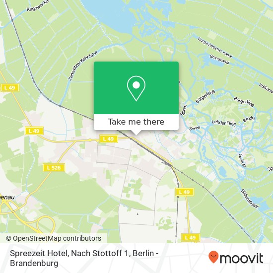 Карта Spreezeit Hotel, Nach Stottoff 1