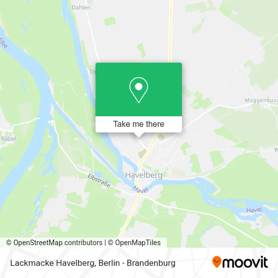Карта Lackmacke Havelberg