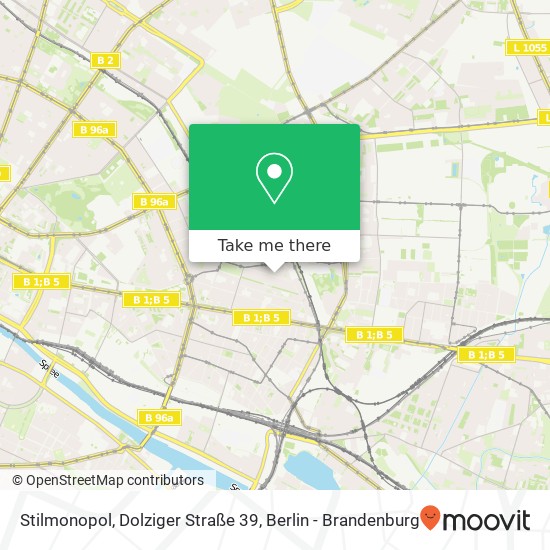 Карта Stilmonopol, Dolziger Straße 39