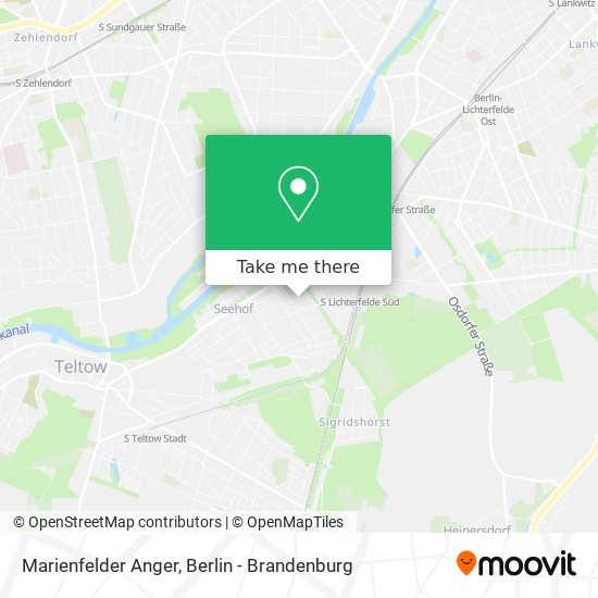 Marienfelder Anger map