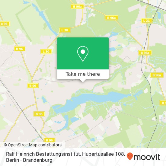 Ralf Heinrich Bestattungsinstitut, Hubertusallee 108 map