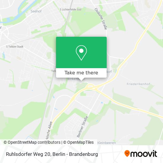 Ruhlsdorfer Weg 20 map