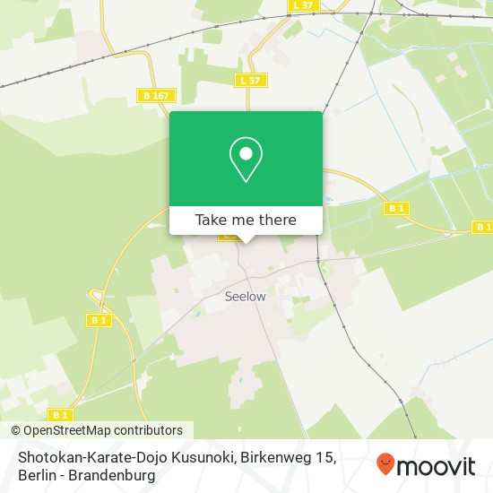 Карта Shotokan-Karate-Dojo Kusunoki, Birkenweg 15