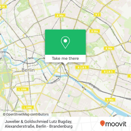 Juwelier & Goldschmied Lutz Bugday, Alexanderstraße map