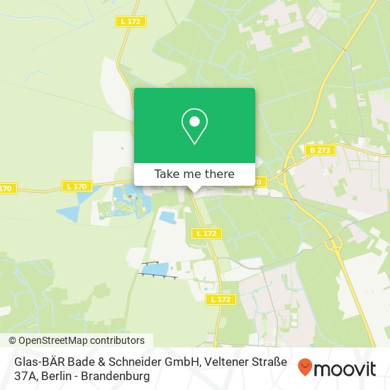 Glas-BÄR Bade & Schneider GmbH, Veltener Straße 37A map