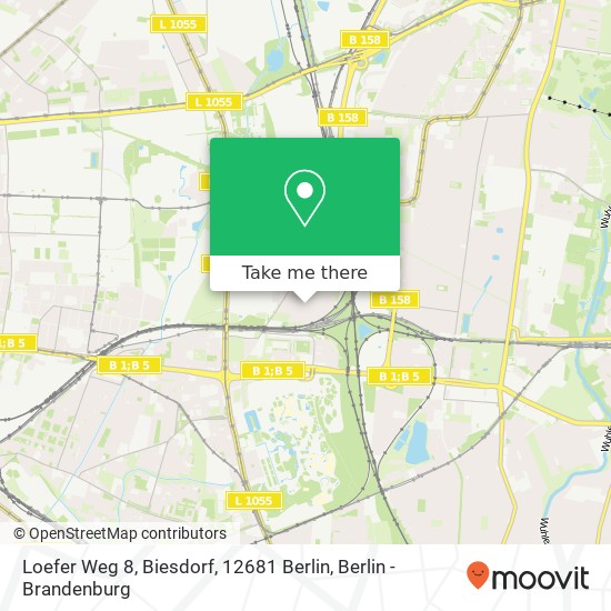 Loefer Weg 8, Biesdorf, 12681 Berlin map