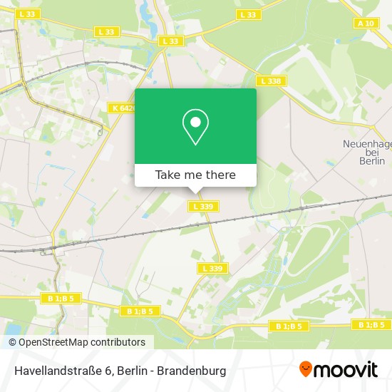 Havellandstraße 6 map