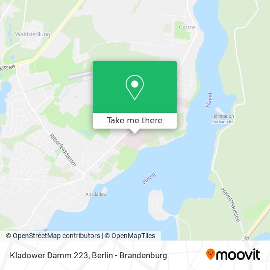 Карта Kladower Damm 223