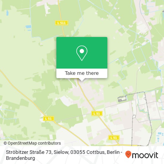 Ströbitzer Straße 73, Sielow, 03055 Cottbus map
