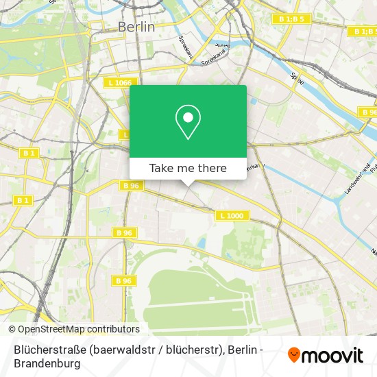 Blücherstraße (baerwaldstr / blücherstr) map