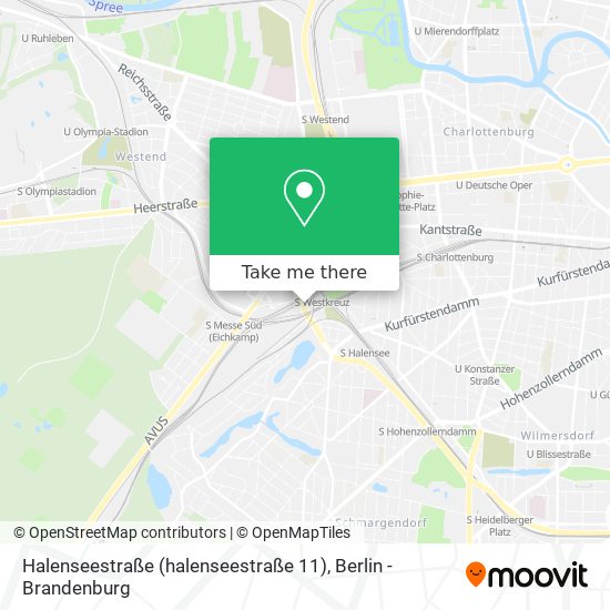Карта Halenseestraße (halenseestraße 11)