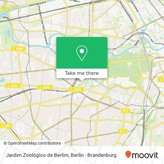 Карта Jardim Zoológico de Berlim