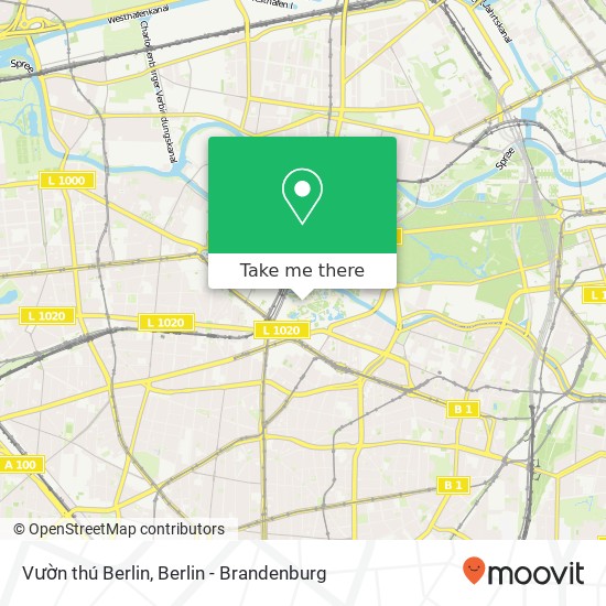 Карта Vườn thú Berlin