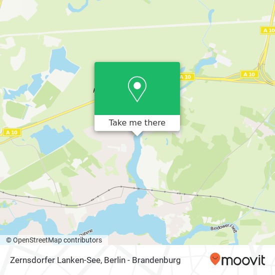 Zernsdorfer Lanken-See map