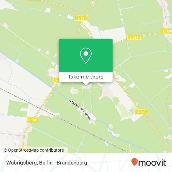 Wubrigsberg map