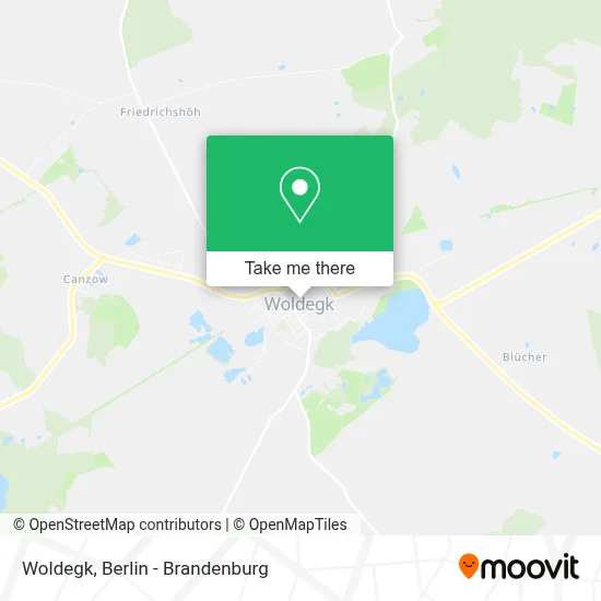 Woldegk map