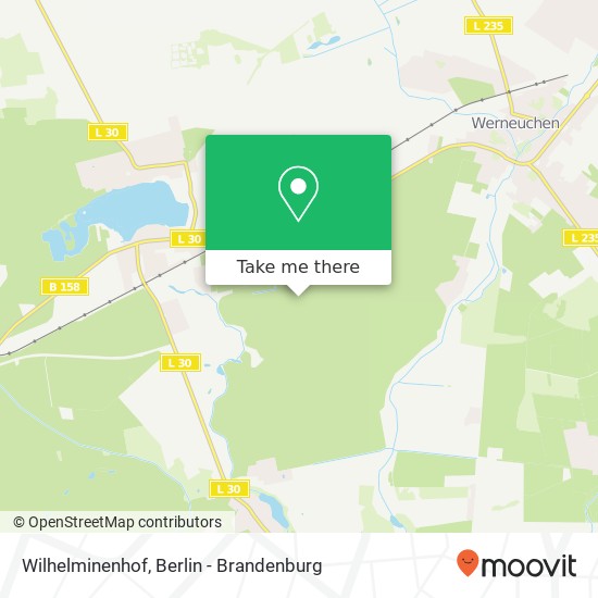 Wilhelminenhof map