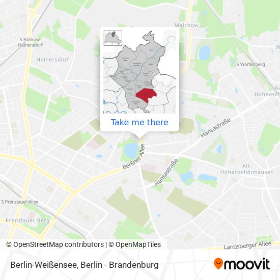 Berlin-Weißensee map