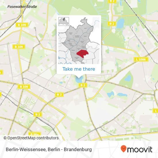 Berlin-Weissensee map