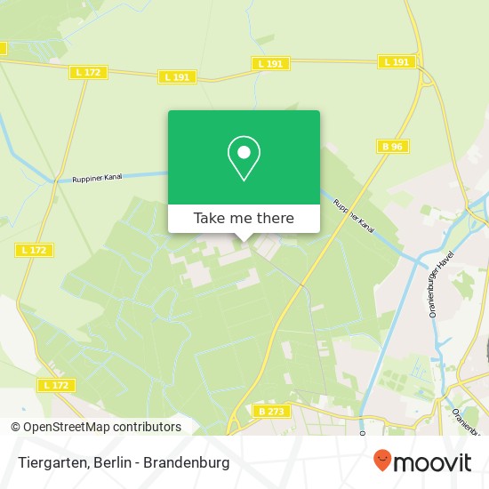 Tiergarten map