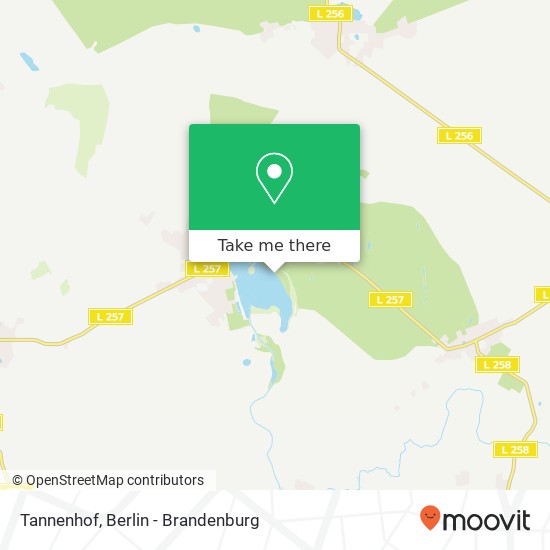 Tannenhof map