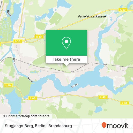 Карта Stugjangs-Berg