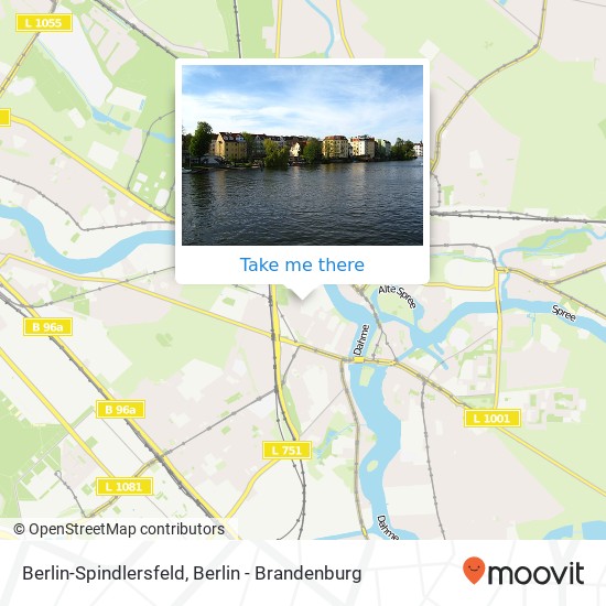 Карта Berlin-Spindlersfeld