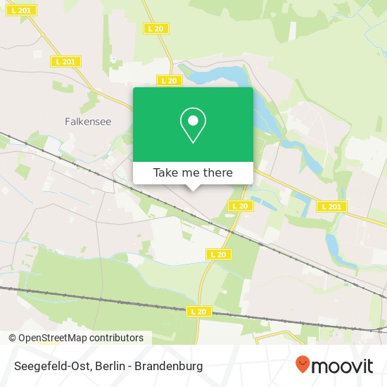 Seegefeld-Ost map