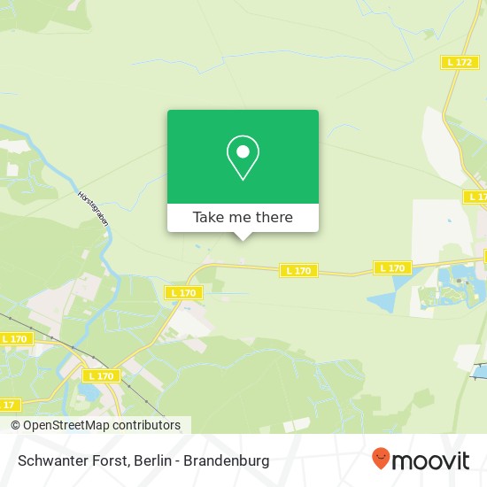 Schwanter Forst map