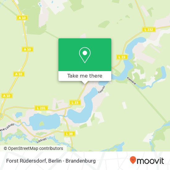 Forst Rüdersdorf map