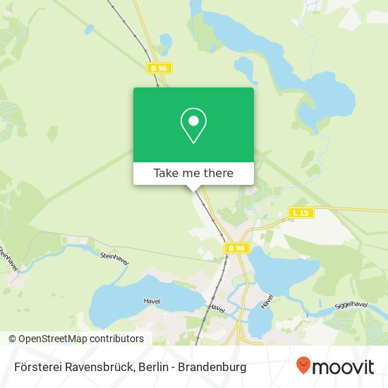 Försterei Ravensbrück map