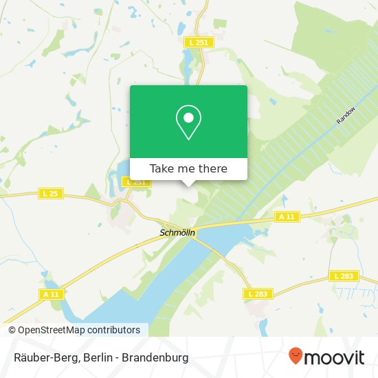 Räuber-Berg map