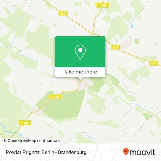 Powiat Prignitz map