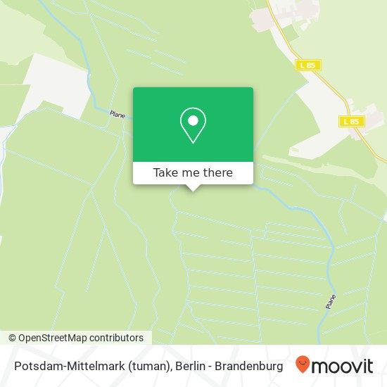 Potsdam-Mittelmark (tuman) map