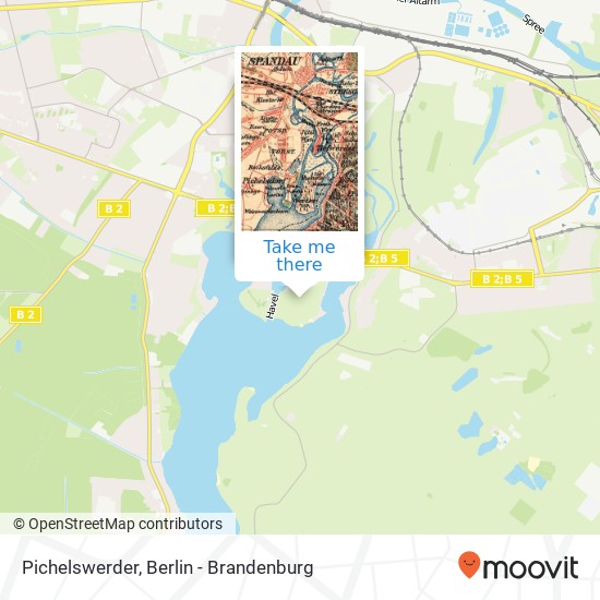 Pichelswerder map