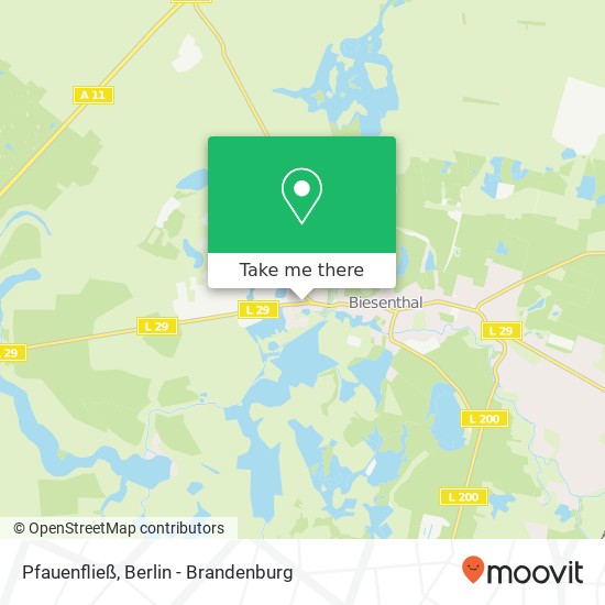 Pfauenfließ map