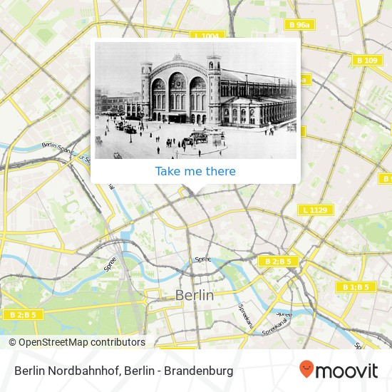 Карта Berlin Nordbahnhof