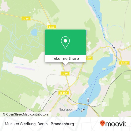 Musiker Siedlung map