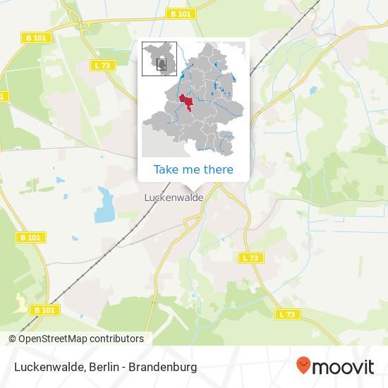 Luckenwalde map