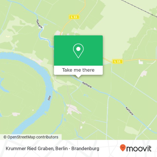 Krummer Ried Graben map