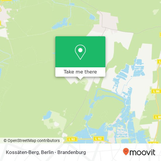 Kossäten-Berg map